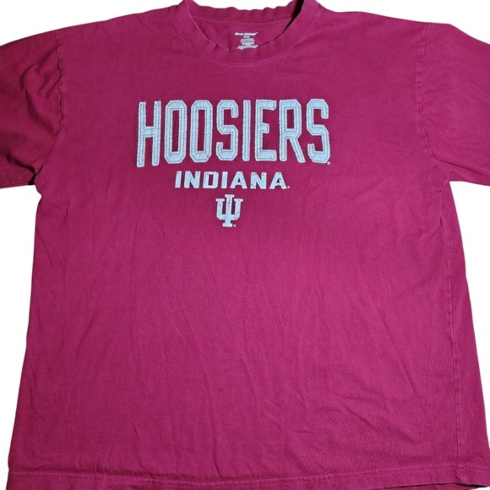 Indiana Hoosiers T-Shirt Pro Edge NCAA Mens XL College Graphic Tee red‎